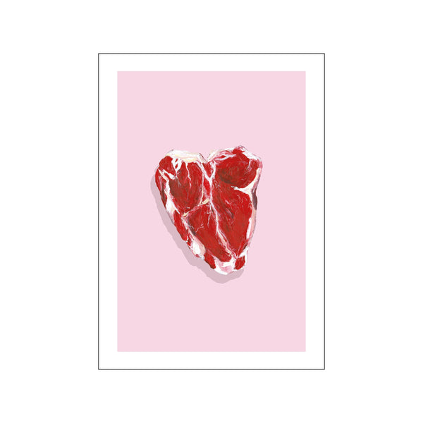 Beef — Red — Art print by Different Studio from Poster & Frame