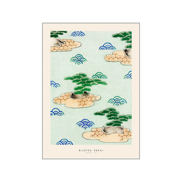Bijutsu Sekai - Landscape — Art print by Japandi x PSTR Studio from Poster & Frame