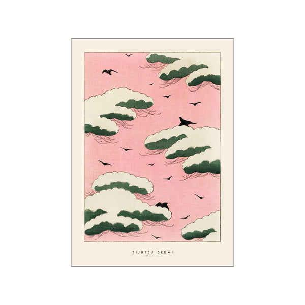Bijutsu Sekai - Pink sky — Art print by Japandi x PSTR Studio from Poster & Frame