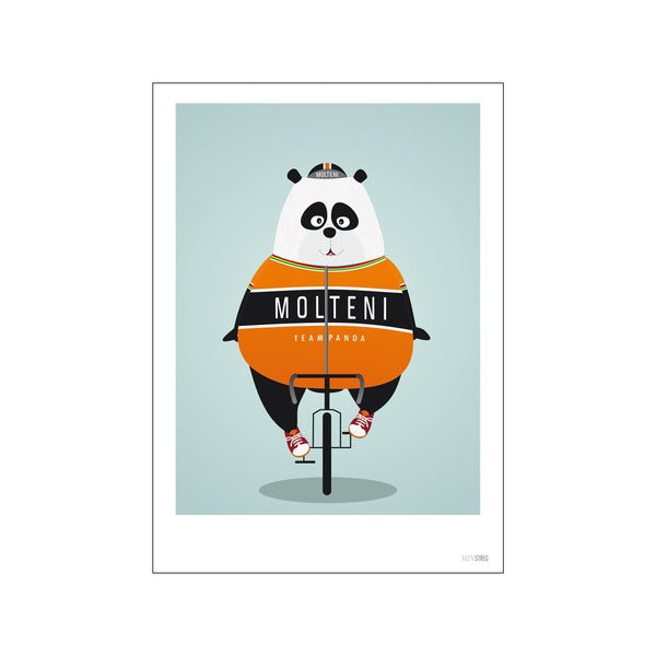Biking Panda — Art print by Min Streg from Poster & Frame