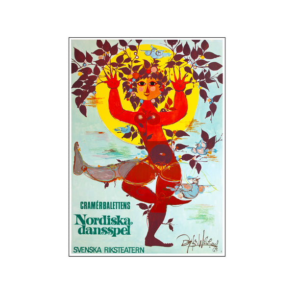 Nordiska Dansspel — Art print by Bjørn Wiinblad from Poster & Frame