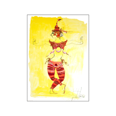 Siemase Dancer 1968 — Art print by Bjørn Wiinblad from Poster & Frame