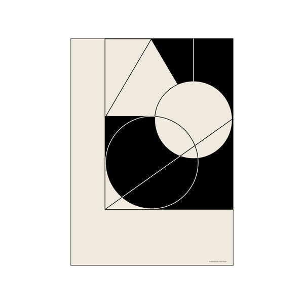 Black & White Geometry — Art print by NKKS Studio from Poster & Frame