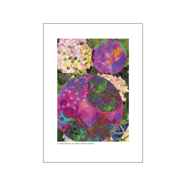 Blomst - Pink — Art print by GraphicARTcph from Poster & Frame