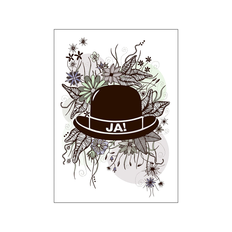 Jahatten - Blomster — Art print by Kasia Lilja from Poster & Frame