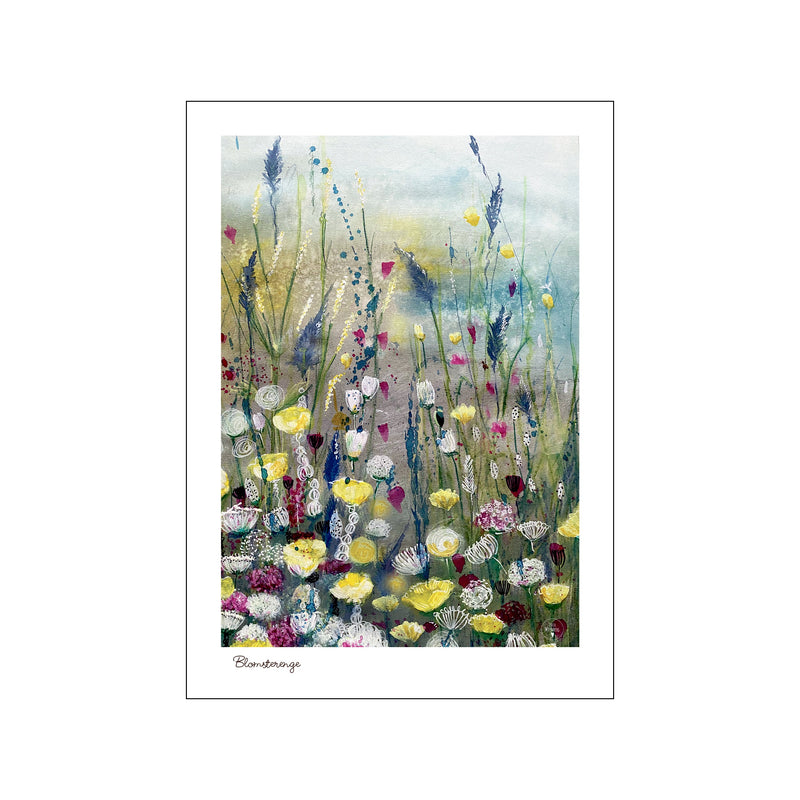 Blomsterenge — Art print by Lydia Wienberg from Poster & Frame