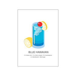 Blue Hawaiian — Art print by Mette Iversen from Poster & Frame