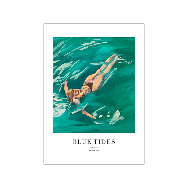 Blue Tides 01 — Art print by Lot Winther from Poster & Frame
