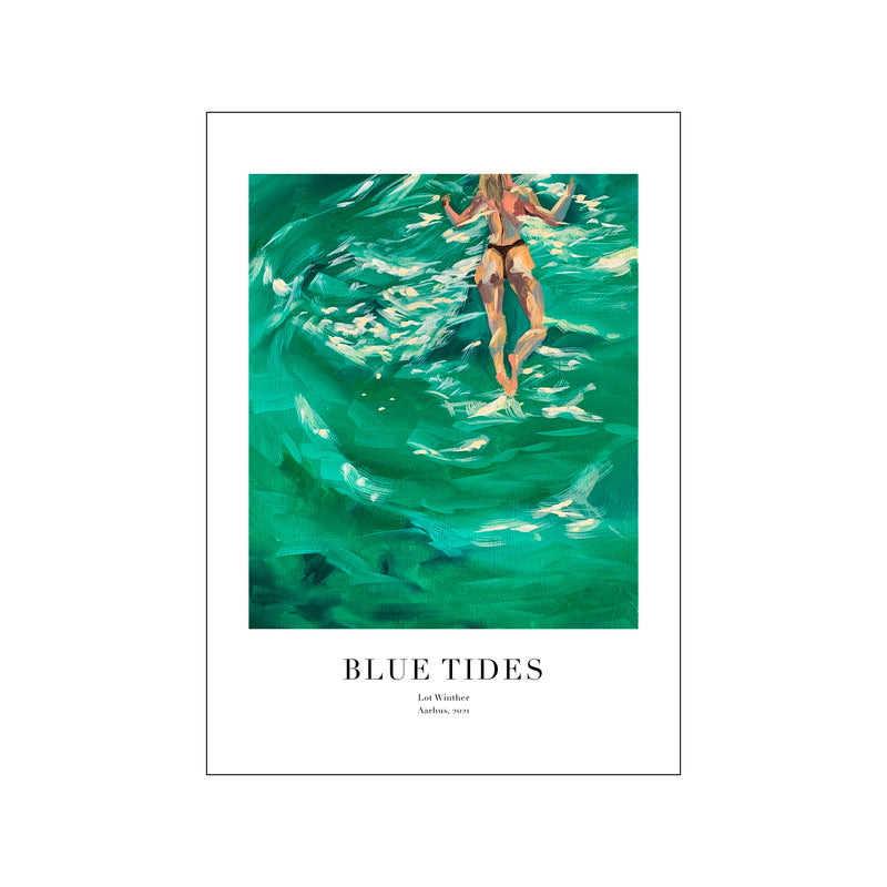 Blue Tides 11 — Art print by Lot Winther from Poster & Frame
