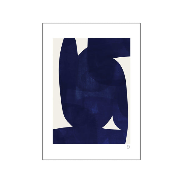 Blue Shape — Art print by Berit Mogensen Lopez from Poster & Frame