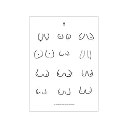 Boobies — Art print by Prints Please from Poster & Frame