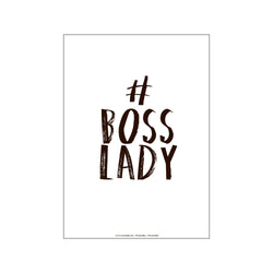 "#BossLady" (Sort) — Art print by Kasia Lilja from Poster & Frame