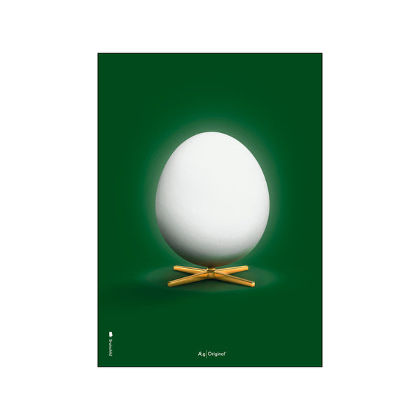 Ægget Grøn — Art print by Brainchild from Poster & Frame