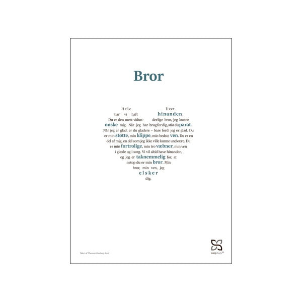 Bror — Art print by Songshape from Poster & Frame