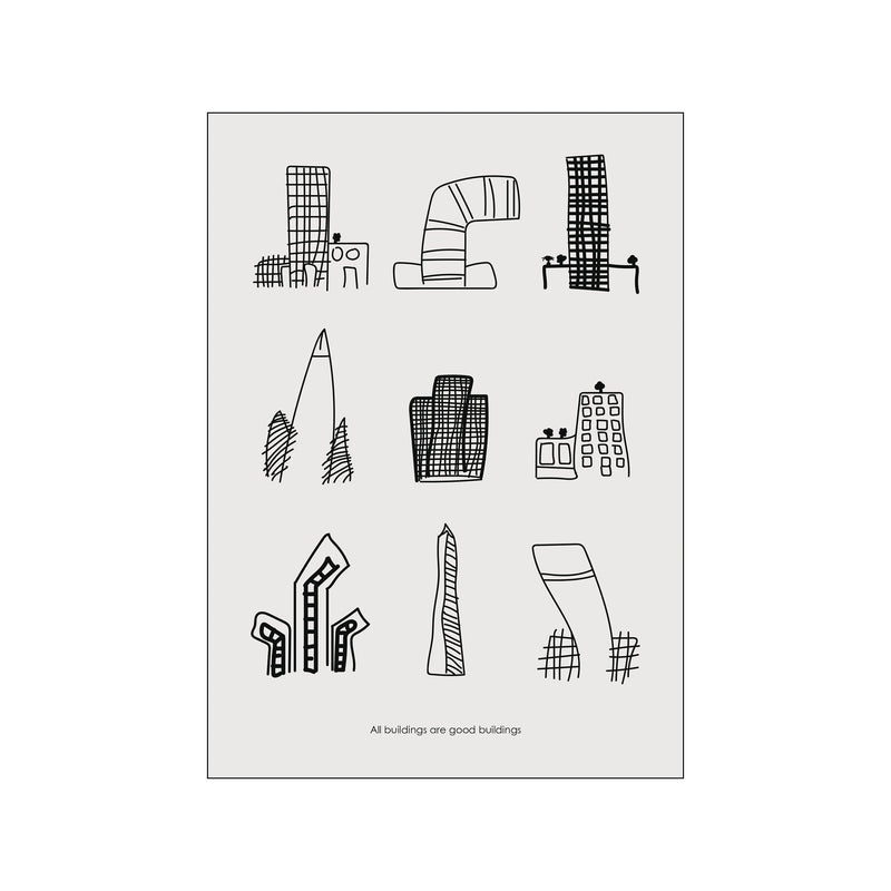 Buildings — Art print by Prints Please from Poster & Frame