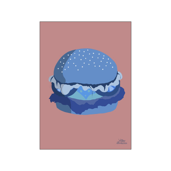 Burger — Art print by Willero Illustration from Poster & Frame