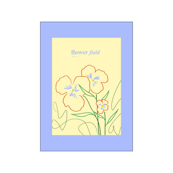 Flower Field 01 — Art print by By Vima from Poster & Frame