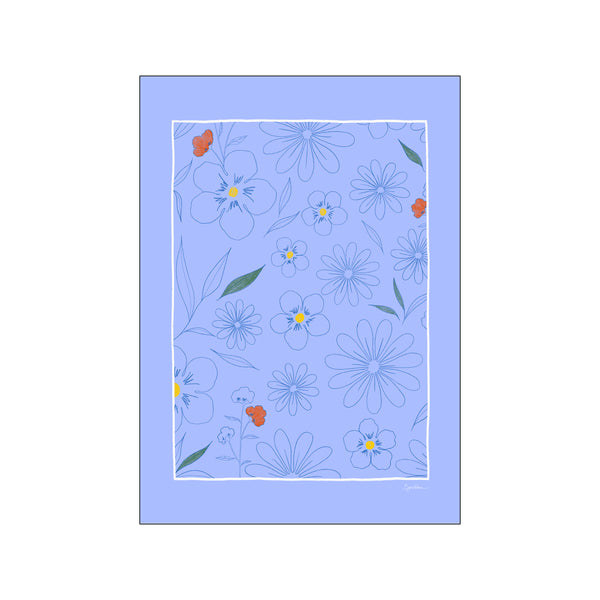 Fru Blomster — Art print by By Vima from Poster & Frame