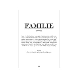 Familie — Art print by Citatplakat from Poster & Frame