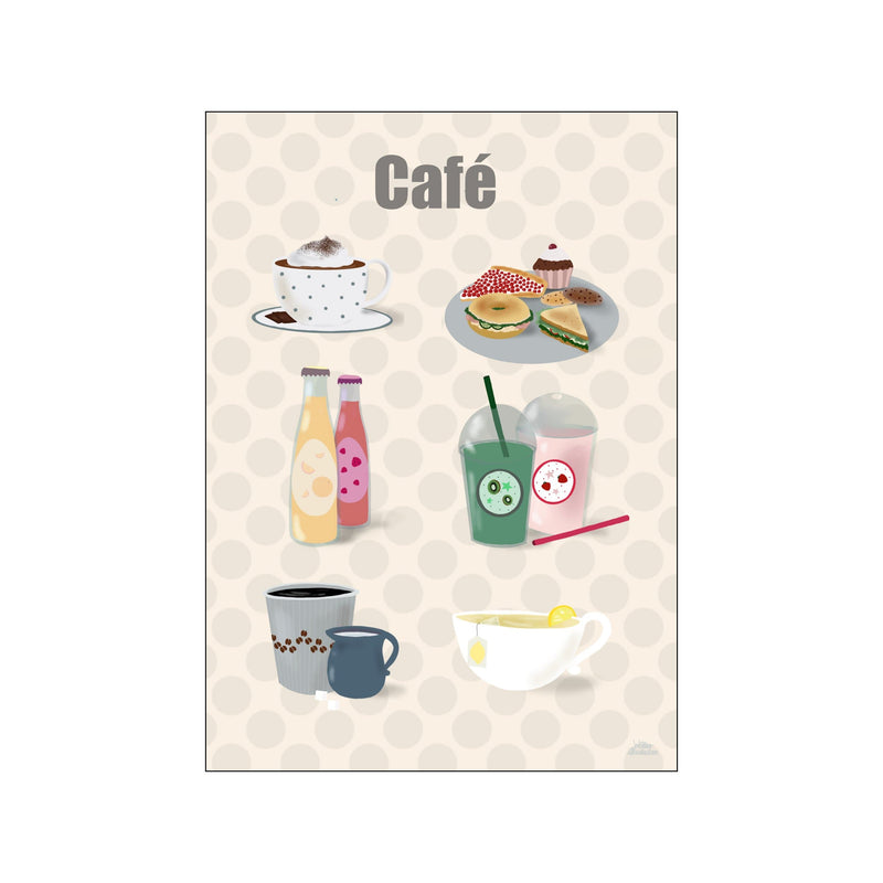Cafe — Art print by Willero Illustration from Poster & Frame