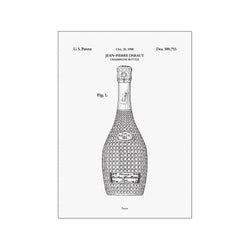 Champagne Bottle — Art print by Bomedo from Poster & Frame