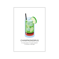 Champagnebrus — Art print by Mette Iversen from Poster & Frame