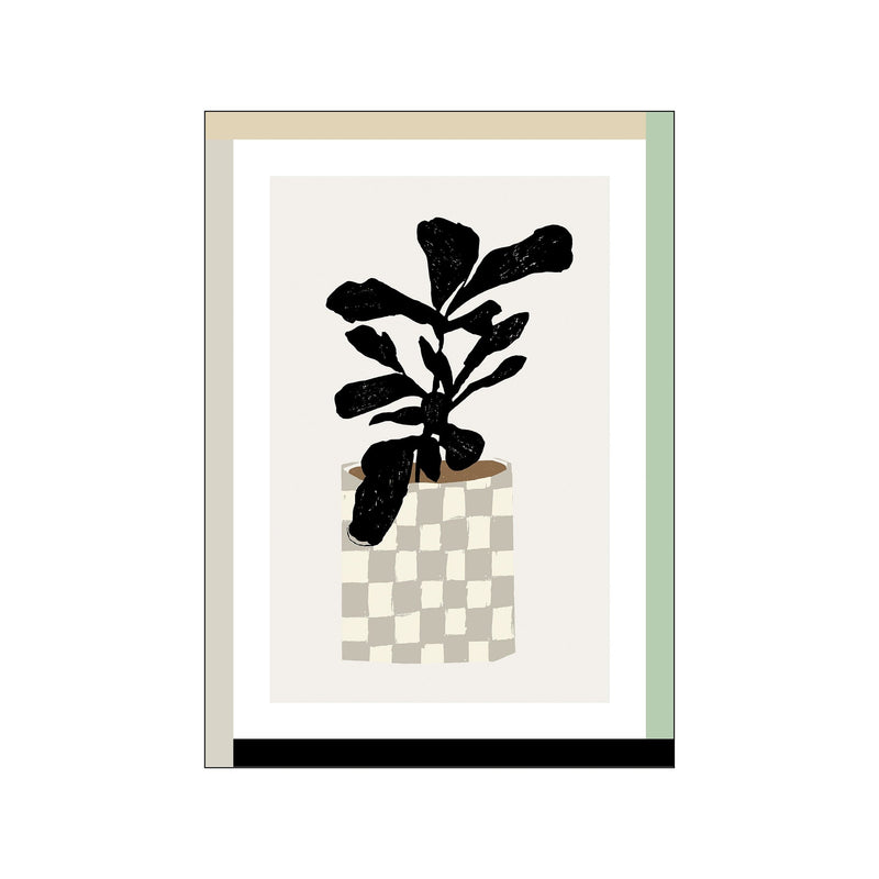 Check Pot — Art print by French Toast Studio from Poster & Frame