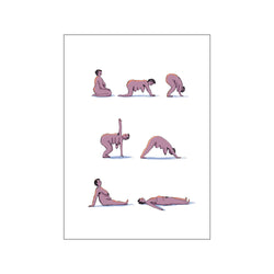 Chill yoga — Art print by Yoga Prints from Poster & Frame
