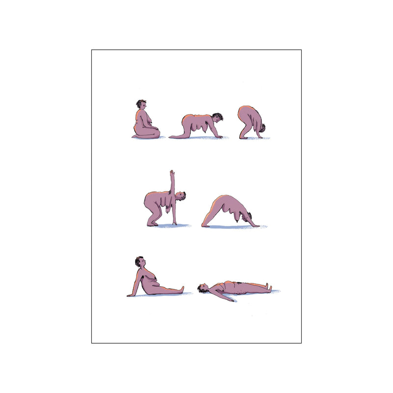 Chill yoga — Art print by Yoga Prints from Poster & Frame