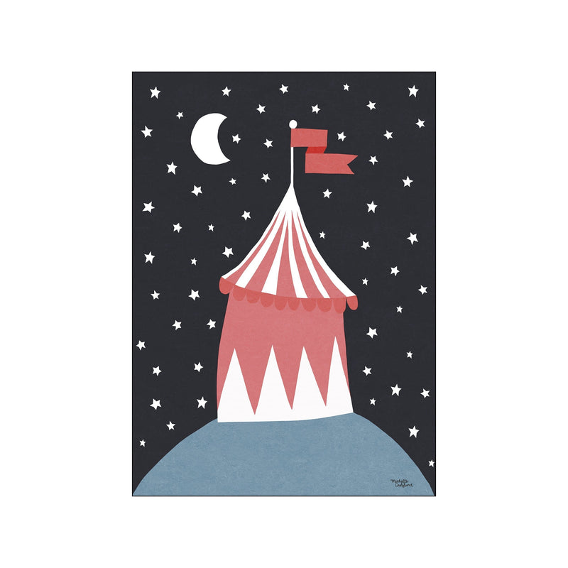 Circus Tent — Art print by Michelle Carlslund - Kids from Poster & Frame