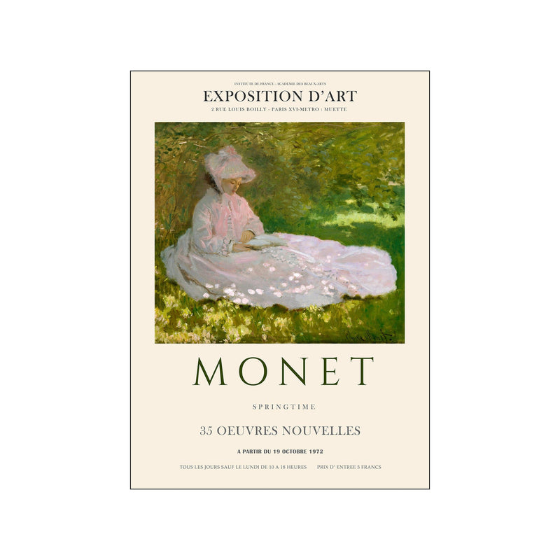 Claude Monet - Art-exhibition — Art print by Claude Monet x PSTR Studio from Poster & Frame