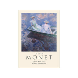 Claude Monet - On the boat — Art print by Claude Monet x PSTR Studio from Poster & Frame