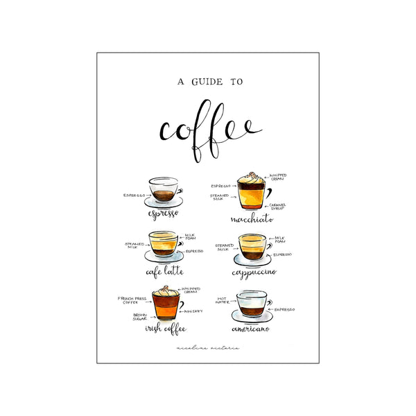 Coffee Guide — Art print by Nicoline Victoria from Poster & Frame