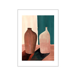 Contrast Pots — Art print by Violets Print House from Poster & Frame