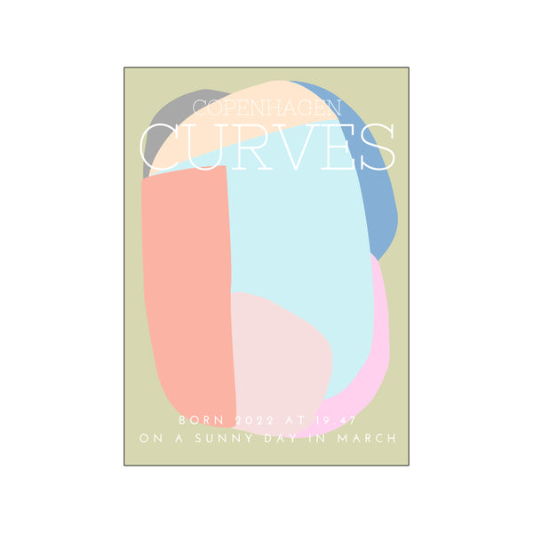 Curves 19.47 — Art print by By Berner from Poster & Frame