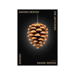 Danish Design Black Pine Cone — Art print by Brainchild from Poster & Frame