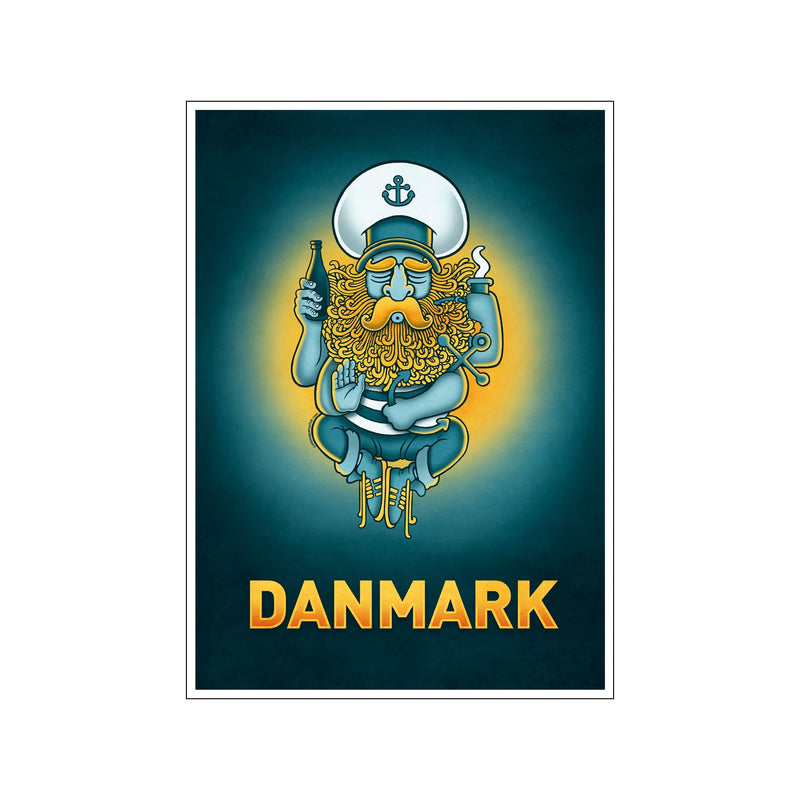 Danmark - Sailorgod — Art print by Copenhagen Poster from Poster & Frame