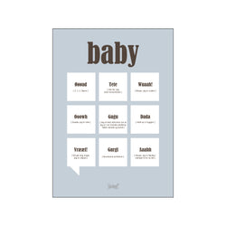 Baby Boy — Grå — Art print by Dialægt from Poster & Frame