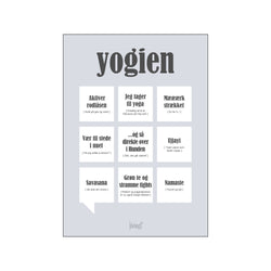 Yogien — Grå — Art print by Dialægt from Poster & Frame
