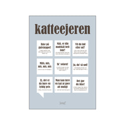 Katteejeren — Grå — Art print by Dialægt from Poster & Frame