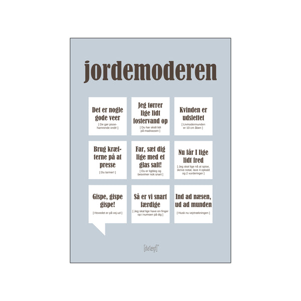 Jordemoderen — Grå — Art print by Dialægt from Poster & Frame