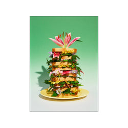 Dagwood flower sandwich — Art print by Supermercat from Poster & Frame