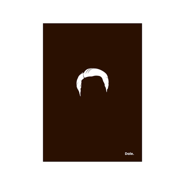 Dale - Black — Art print by Mugstars CO from Poster & Frame