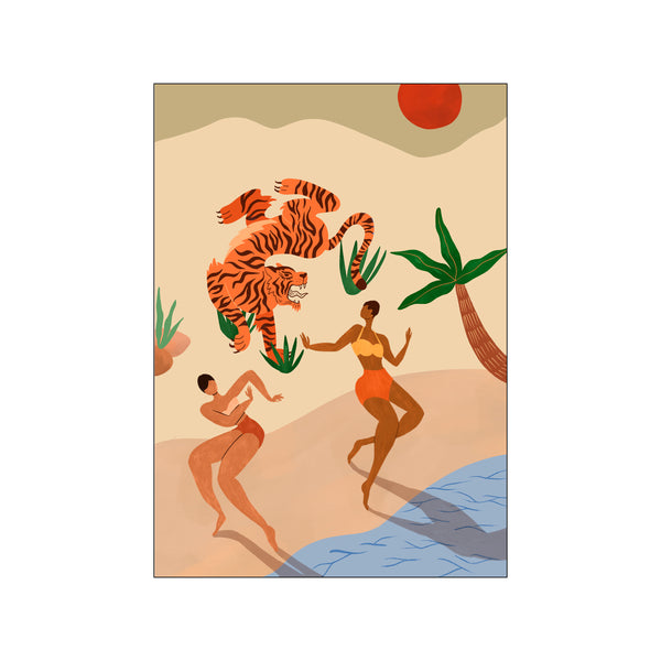 Dancing Tiger — Art print by Arty Guava from Poster & Frame