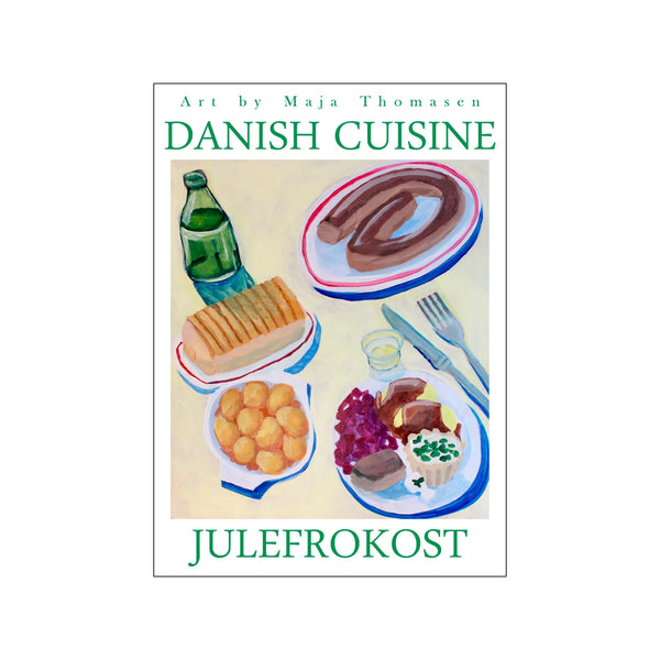Danish Cuisine x Julefrokost — Art print by MaTho Art from Poster & Frame