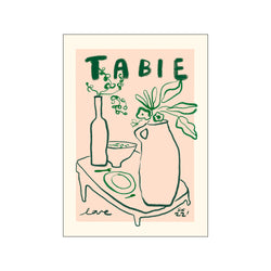Table Love — Art print by Das Rotes Rabbit from Poster & Frame