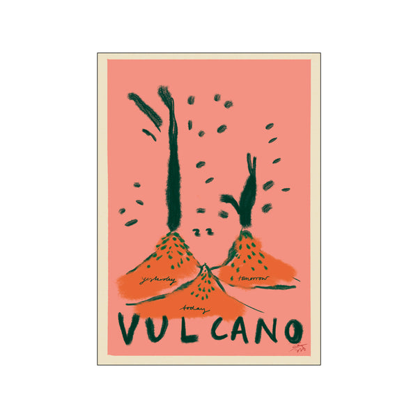 Vulcano — Art print by Das Rotes Rabbit from Poster & Frame