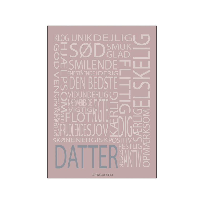 Datter — Art print by MitDejligeHjem from Poster & Frame