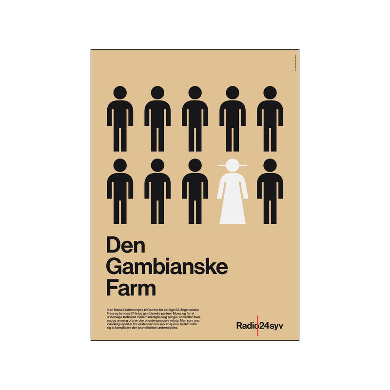 Den Gambianske Farm — Art print by Tobias Røder SHOP from Poster & Frame