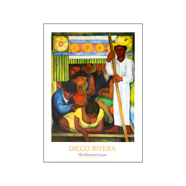 The Flowered Canoe — Art print by Diego Rivera from Poster & Frame